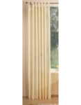 Gardine mit Schlaufen Beige