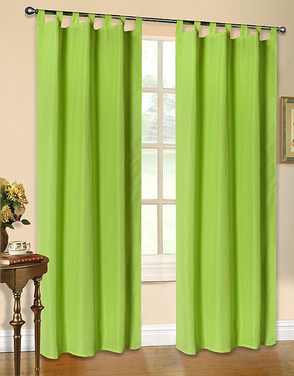 Schlaufenschal aus Microsatin in Apfelgrün Schlaufenschal aus Microsatin in Apfelgrün