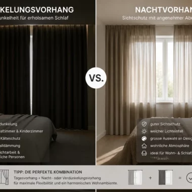 Verdunkelung vs. Nachtvorhang