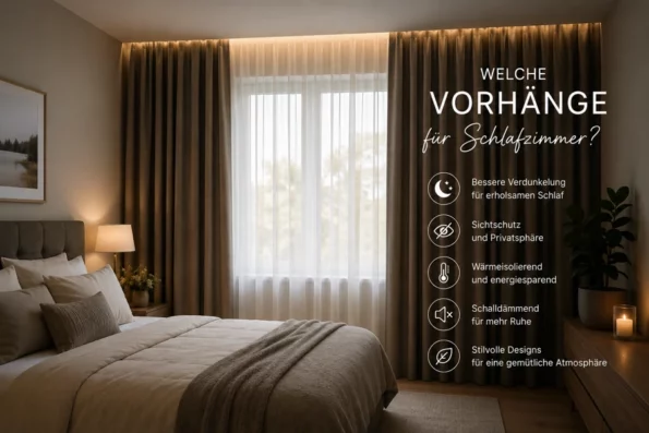 Welche Vorhänge für Schlaffzimmer